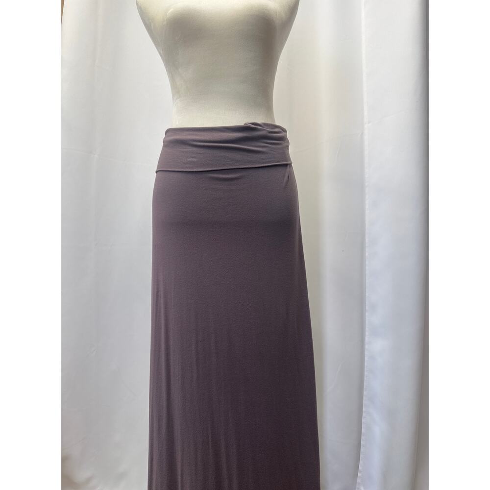 POPANA, greyish/ purple FOLDOVER skirt. Has small stain. 
Waist- 17 
Length 37
